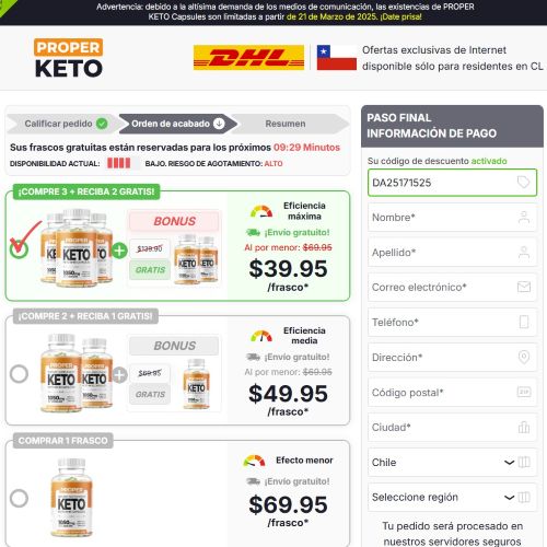 Proper Keto Capsules Producto