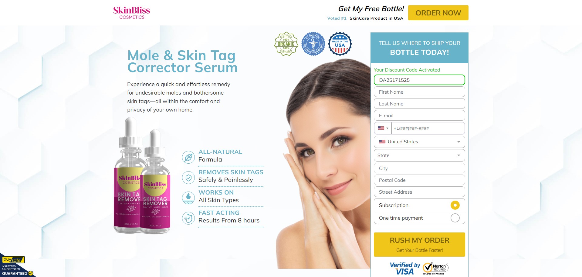 SkinBliss Producto
